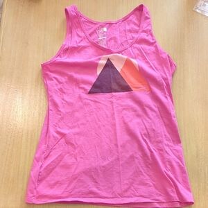 EUC North Face Pink Graphic Tank Top